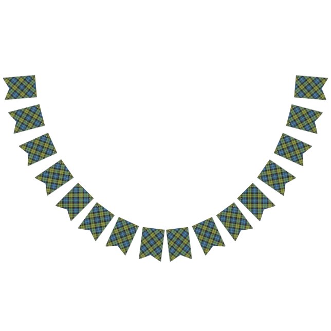 Bandeirinha Tartan da família de Campbell do Scottish (Todos)