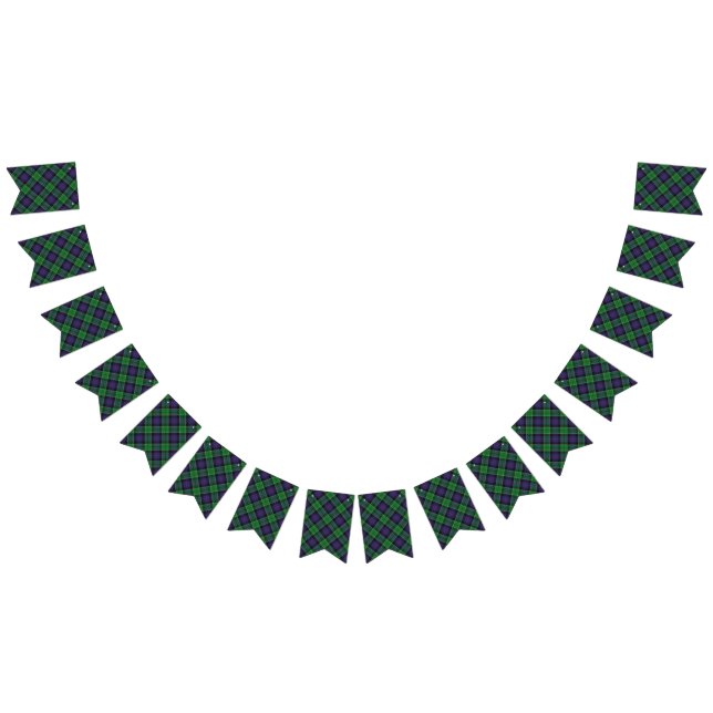 Bandeirinha Tartan escocês da caça de Leslie do clã (Todos)