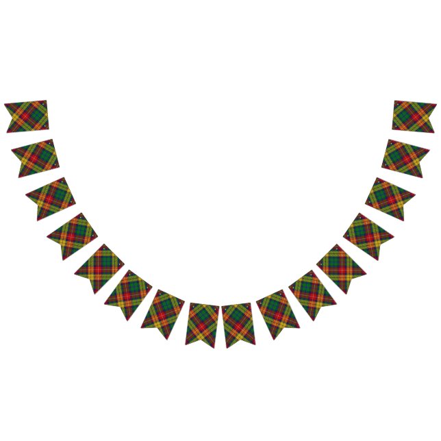 Bandeirinha Tartan escocês de Buchanan do clã (Todos)