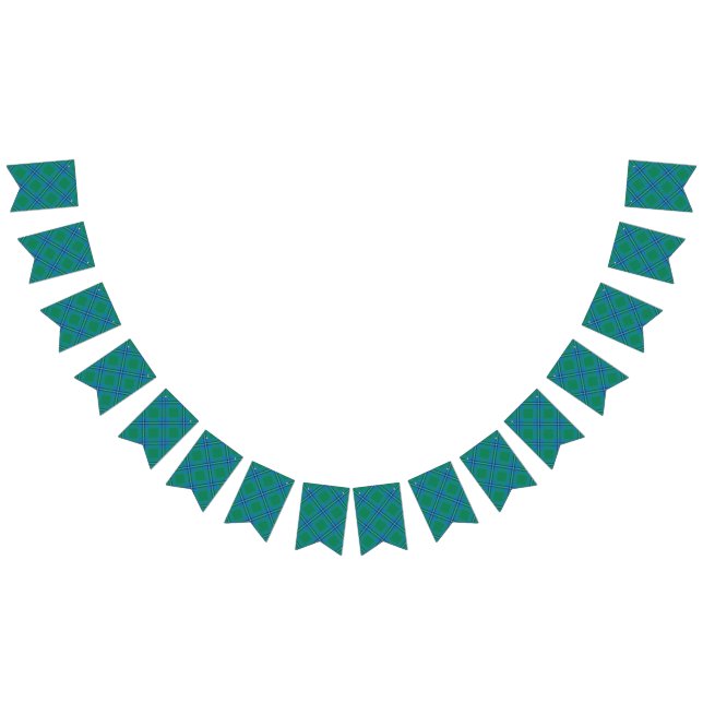 Bandeirinha Tartan escocês de Irvine Irwin do clã (Todos)