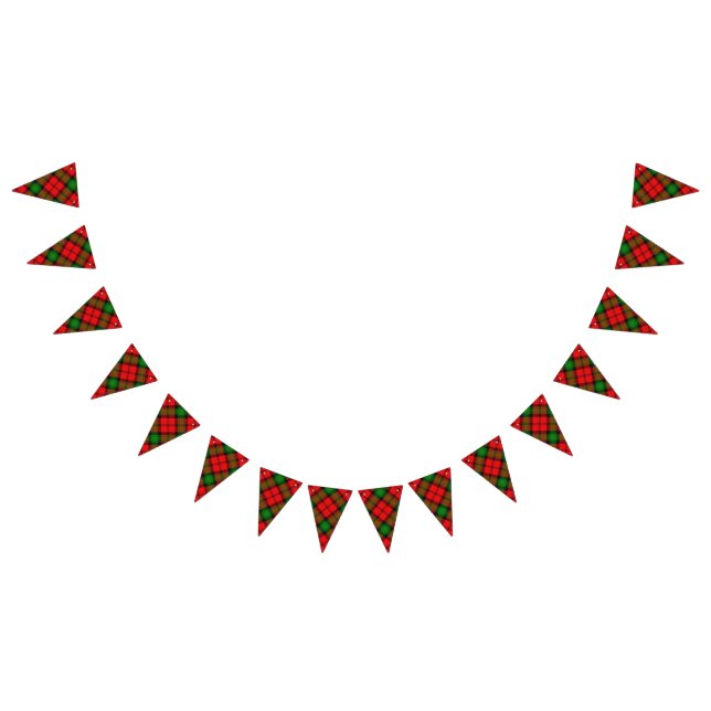 Bandeirinha Tartan escocês de Kerr do clã (Todos)