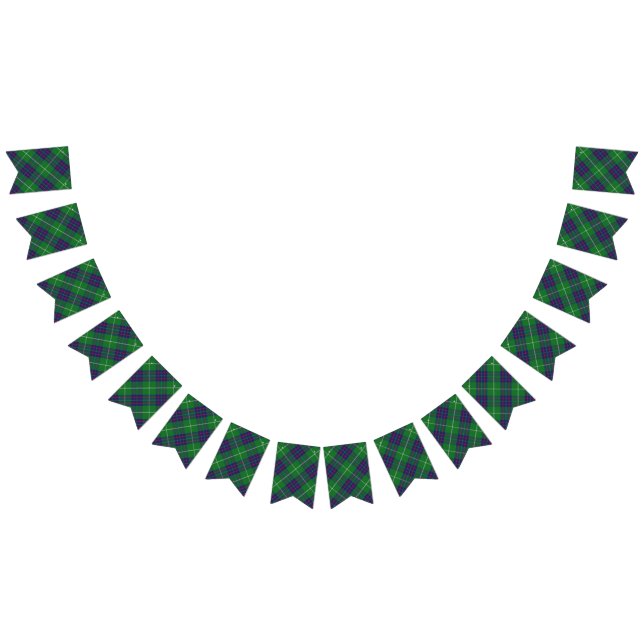 Bandeirinha Tartan escocês de MacIntyre do clã (Todos)