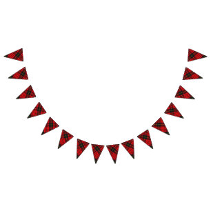 Bandeirinha Tartan escocês de MacQueen do clã