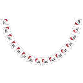 Bandeirinha Team Santa ,Cool Christmas Gift