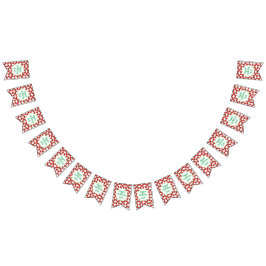 Bandeirinha Tema de Festa de aniversário de Morango