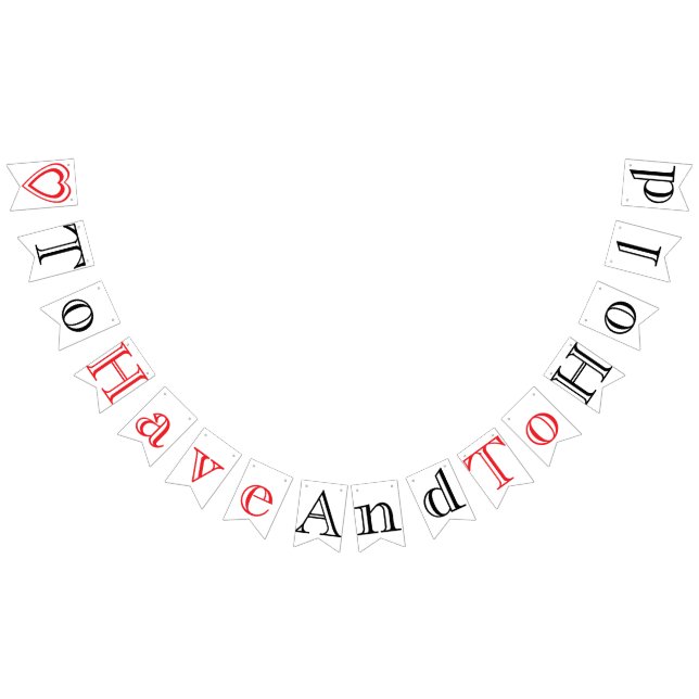 BANDEIRINHA TER E MANTER O DECOR DE SINAL DE CASAMENTO (Todos)