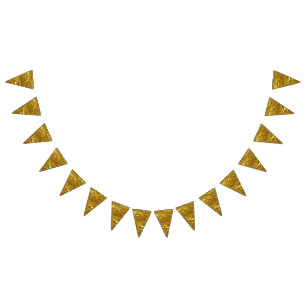 Bandeirinha Teste padrão PURO da FOLHA DOURADO + seus