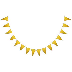 Bandeirinha Teste padrão PURO da FOLHA DOURADO + seus