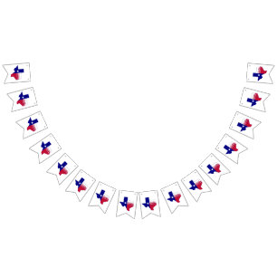Bandeirinha Texas embandeira para sempre o mapa