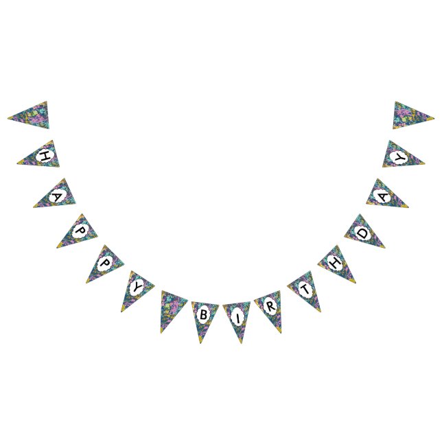 Bandeirinha textura de 3 cores (Todos)