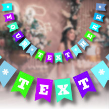 Tons de Azul Neon Cor Sólida | Personalizado