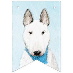 Bandeirinha Touro - Pintura de Cão Original Bonita