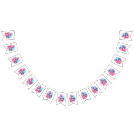 Bandeirinha Trendy Purple and Pink Easter Eggs wrapping paper 