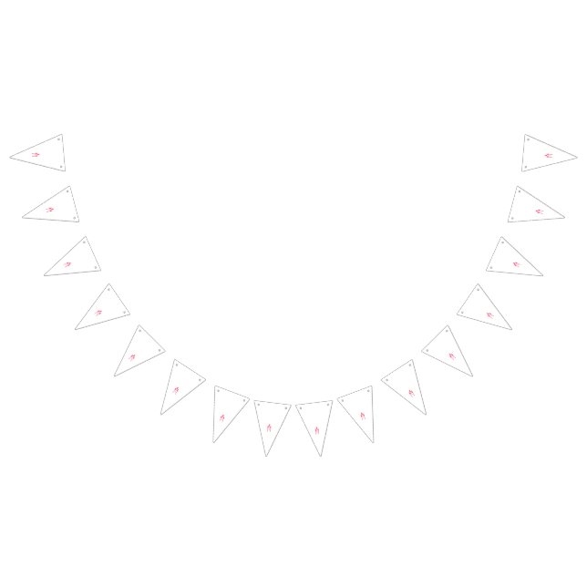 Bandeirinha Três lábios em tons de vermelho e rosa contra (Todos)