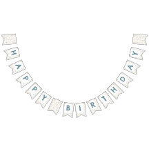 Trey Confetti Watercolor Pontos de Bunting Flag