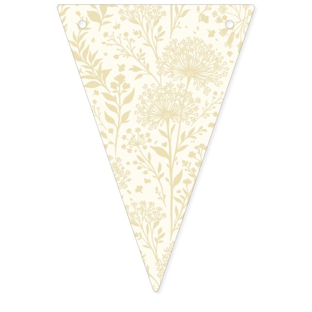 Bandeirinha Trigo Dourado Dandelion Doce - Neutro (Primeira Bandeira)