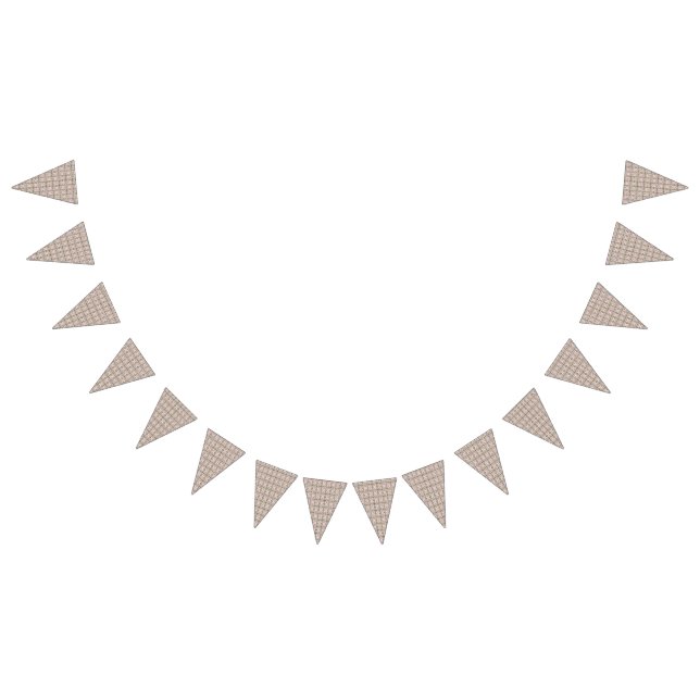 Bandeirinha Um belo featu de fundo rosa e marrom (Todos)