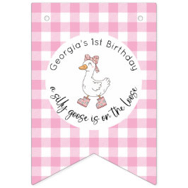 Bandeirinha Um Bobo ganha faixa rosa de aniversário