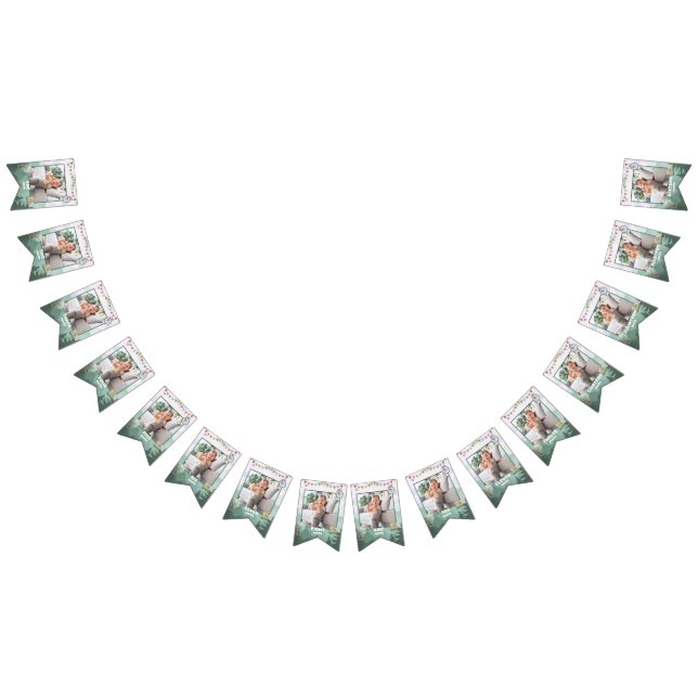 Bandeirinha Um Feliz Aniversário de Camper Foto Mensal (Todos)