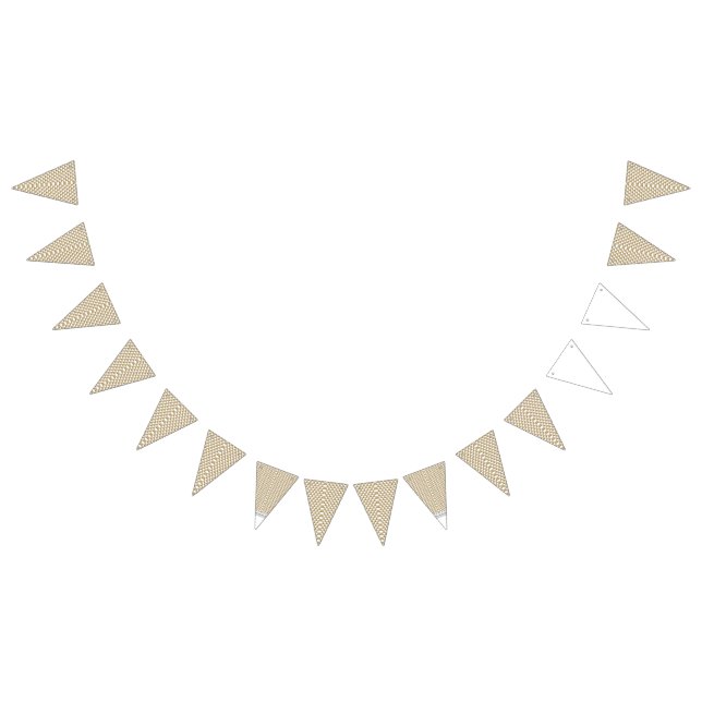 Bandeirinha um fundo branco com folhas verdes (Todos)