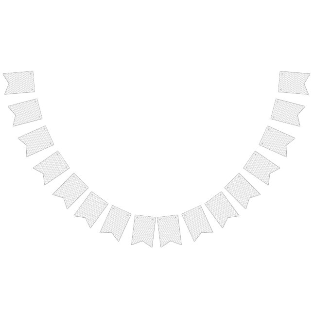 Bandeirinha um fundo branco com um padrão no meio (Todos)