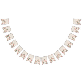 Bandeirinha Um toque de Travesseiro decorativo rosa