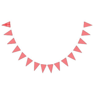 Bandeirinha Um vibrante design abstrato vermelho e laranja com