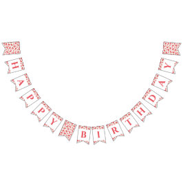 Bandeirinha Uma Em Uma Faixa De Muro De Aniversário De Melão,