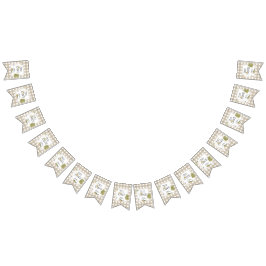 Bandeirinha Uma pequena Festa de aniversário do pescador