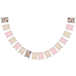 Bandeirinha Vaqueira Vaca Rosa Terra Queimada Feliz Aniversári