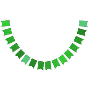 Bandeirinha Verde limão de Gradiente de Paraíso Tropical para