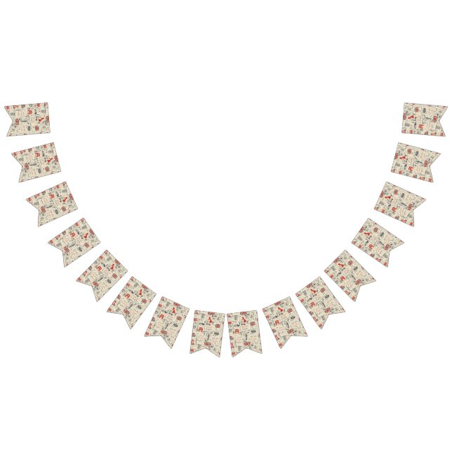 Bandeirinha Vintage London Banner (Todos)