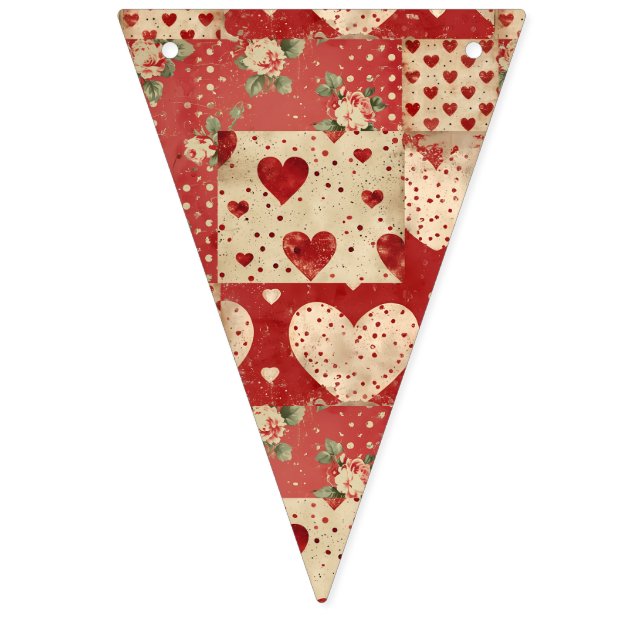 Bandeirinha Vintage shabby chic  (Primeira Bandeira)