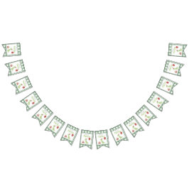 Bandeirinha Watercolor Dinosaur 3 Three rex birthday