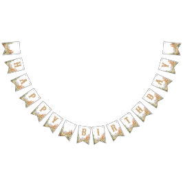 Bandeirinha Western Happy Birthday Banner