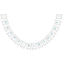 William Confetti Watercolor Dots Bunting Flag