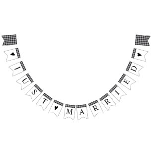 Bandeirinha Xadrez Clássica Buffalo Verificar Casamento Branco