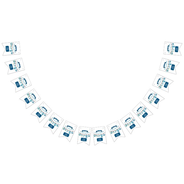 Bandeirola de Bandeiras de Chuveiro de Bebê Menino (Todos)