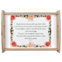 Caminho da Arte da Escritura do Salmo 1 da Direita