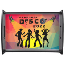 Celebração de multicores do piso de dança de Disco