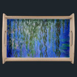Bandeja Claude Monet - Lírios d'água com salgueiro chorand<br><div class="desc">Lírios d'água com galhos salgados chorões / Ninfheas avec rameaux de saule,  por Claude Monet,  em 1916-1919</div>