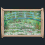 Bandeja Claude Monet, Ponte Japonesa. Impressionismo<br><div class="desc">Claude Monet "A Ponte Japonesa" a servir a bandeja.</div>
