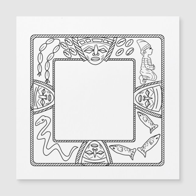 Bandeja da adivinhação de Opon Ifa Yoruba (Frente)