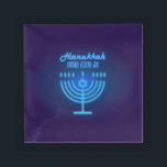 Bandeja De Acrílico Feliz Hanukkah Luz Marinho de Férias Judaicas Hebr<br><div class="desc">Feliz Hanukkah Belo Design de Férias Judaicas com as letras hebraicas. Antecedentes judeus do Hanukkah com símbolos tradicionais do Chanukah - Dourado Menorah, Hanukkiah Candelabrum e velas, sonhos de madeira (rodando no topo), rosquinhas, estrela de David e padrão de papel de parede luminoso brilhante. Decoração do Festival Chanucá. Jerusalém, Israel....</div>