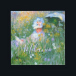Bandeja De Acrílico Lady Claude Monet Painting Dans La Prairie<br><div class="desc">Bonito pintura impressionista de uma dama vitoriana lendo num campo. "Dans la prairie" significa "No campo". Claude Monet, em seu estilo inimitável, captura um dia perfeito de verão. A senhora está vestindo seu melhor vestido branco e capô de domingo. Um campo cheio de flores adoráveis, incluindo margaridas, é claro. Personalize...</div>