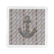 navio e âncora náuticos da corda da praia litoral