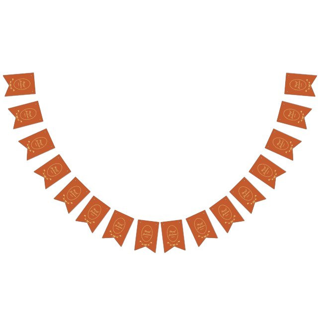 Bandeja de Bandeiras de Casamento de Rosa Terracot (Todos)