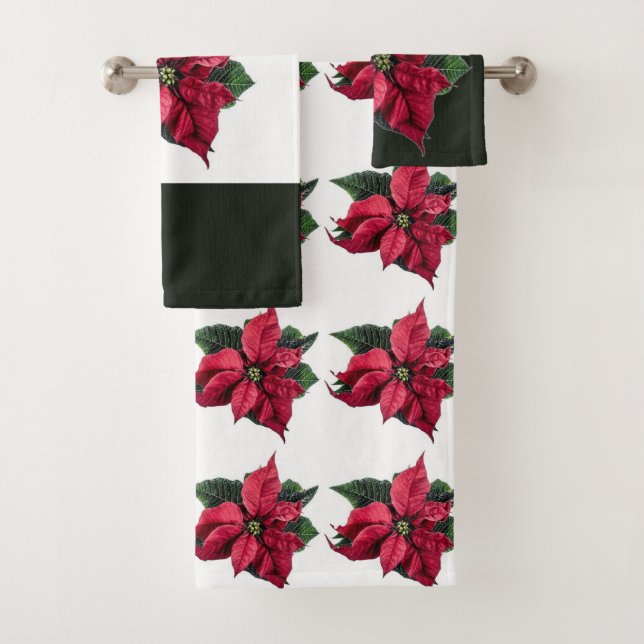 Bandeja de Natal, Conjunto de Poinsettia Padrão (Insitu)