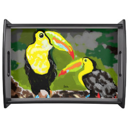 Bandeja de Serviço: Aves do Paraíso