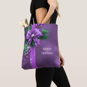 Bandeja de Tote de Feriado de Arco Roxo